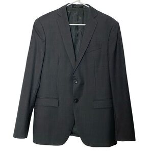 John Varvatos Suit Jacket Blazer Mens Size 40 R Bleecker Signature Tailored Gray